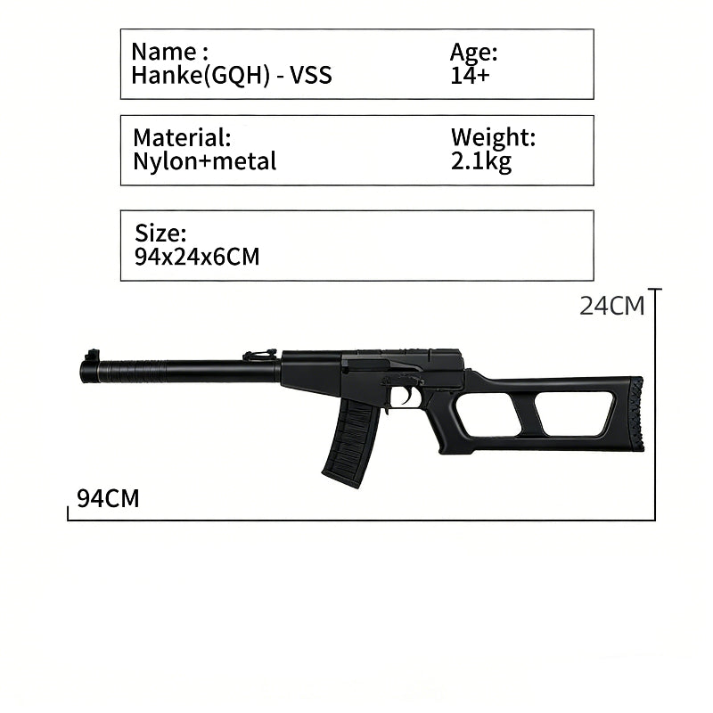 Hanke VSS Electric Gel Blaster Sniper Rifle