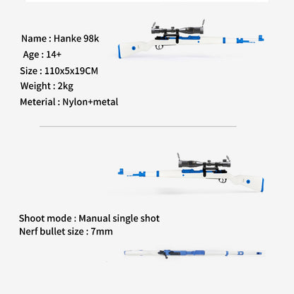 Hanke 98K Shell Ejecting Toy Sniper Rifle