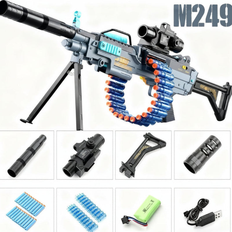 JF M249 Kids LMG Nerf Machine Gun