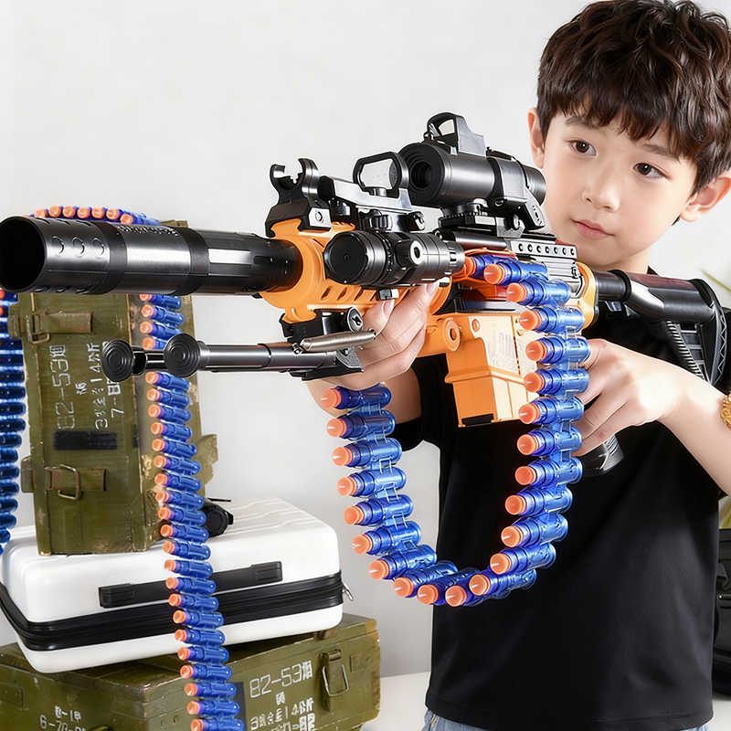 JF M416 Chain Fed Nerf Gatling Gun