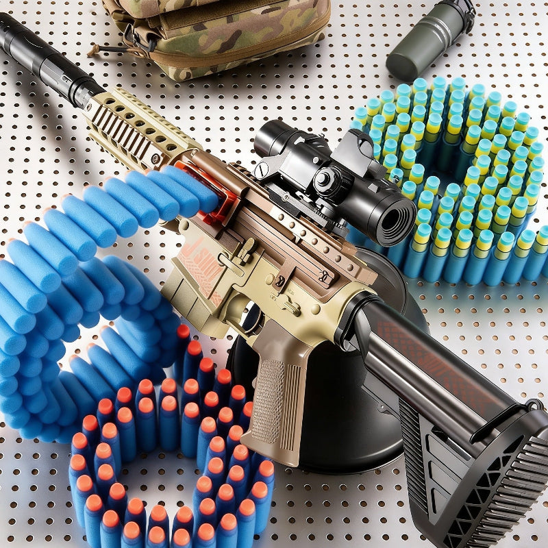JF M416 Chain Fed Nerf Gatling Gun