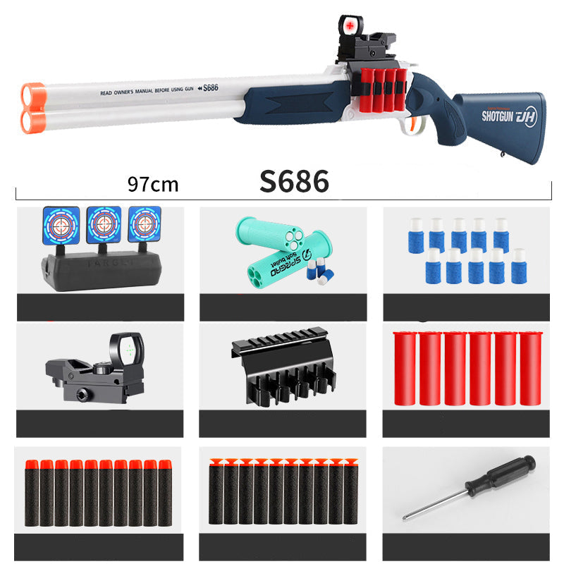 JH S686 Nerf Double Barrel Shotgun