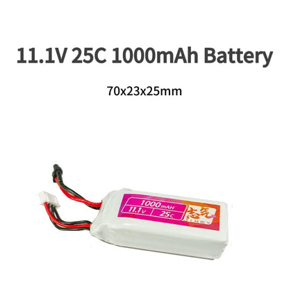 JIKEY 1000mAh 11.1V 25C LiPo Battery