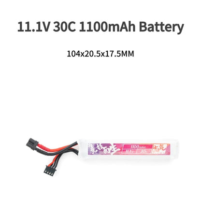 JIKEY 1100mAh 11.1V 30C LiPo Battery