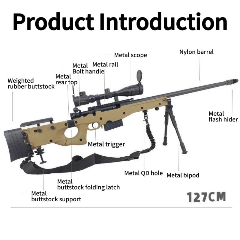 JY AWM V3 Realistic Nerf Sniper 