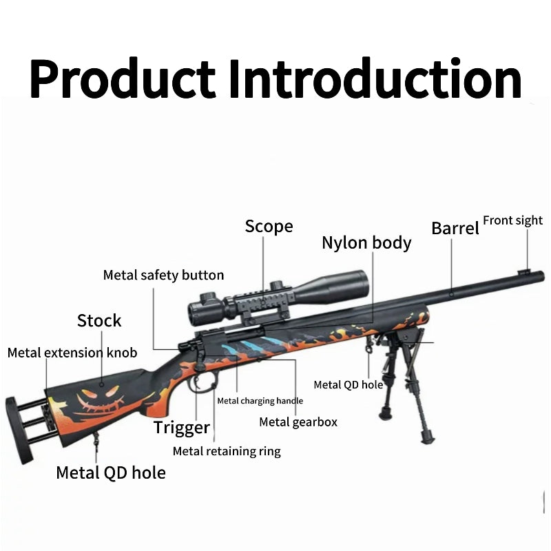JY M24 Bolt Action Toy Sniper Rifle