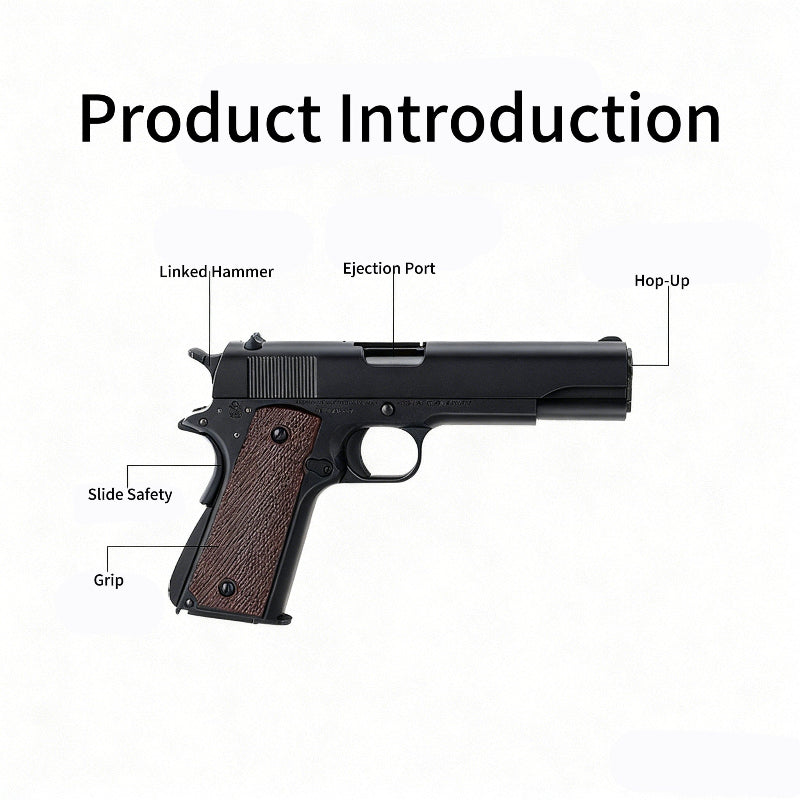 KB M1911 Black Electric Pistol Orbeez Gun