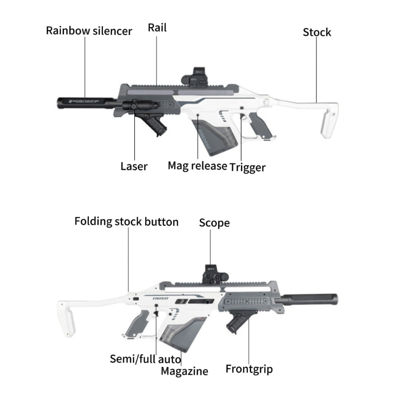 Lehui CHANGE Gel Blaster Rifle With Tracer