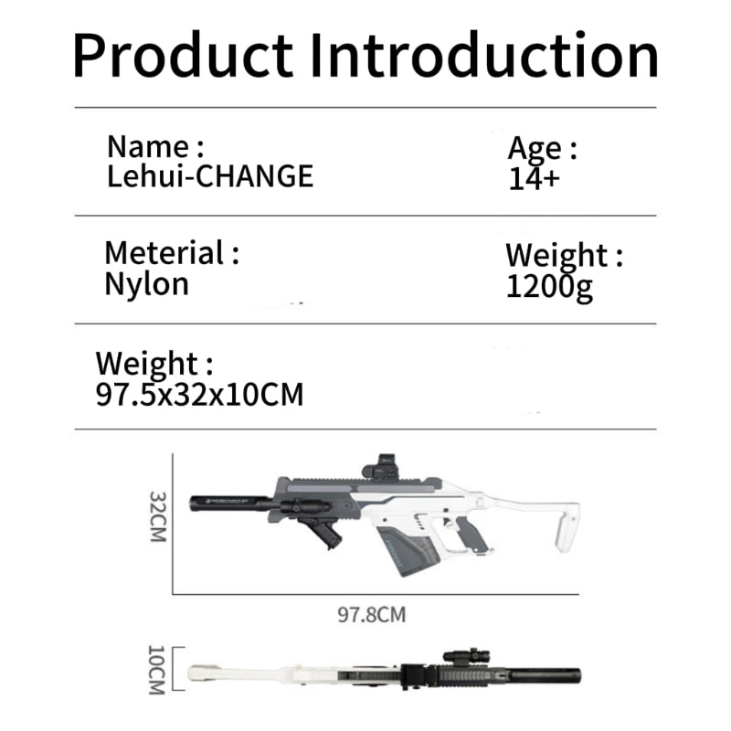 Lehui CHANGE Gel Blaster Rifle With Tracer