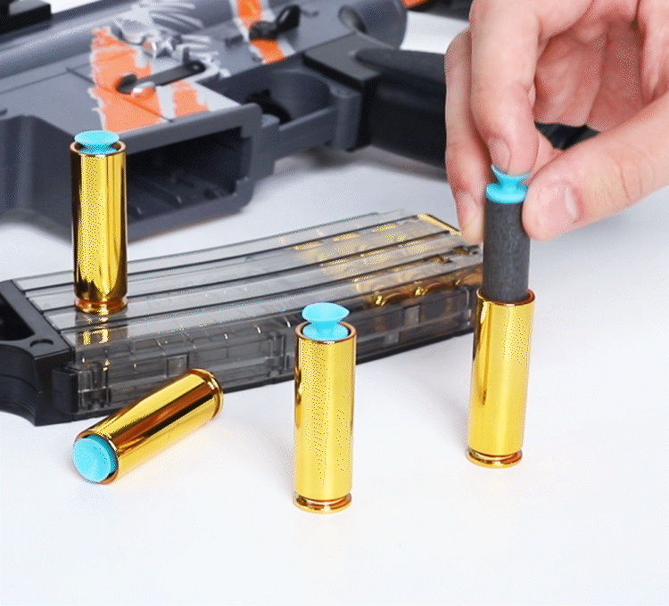 Lehui HK416 Nerf Rifle With Drum Mag