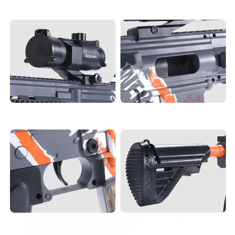 Lehui HK416 Nerf Rifle With Drum Mag