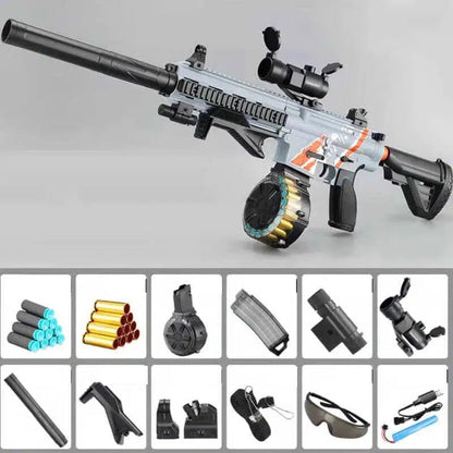 Lehui HK416 Nerf Rifle With Drum Mag