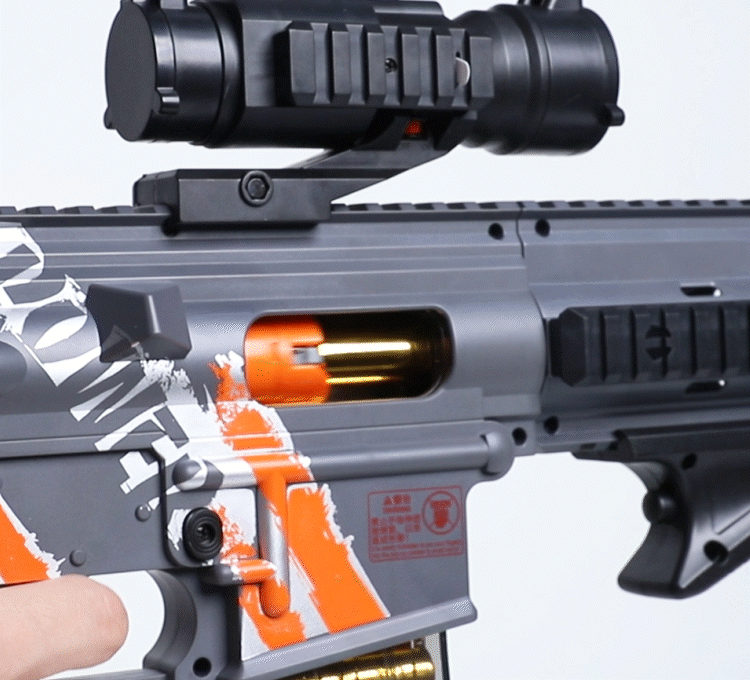 Lehui HK416 Nerf Rifle With Drum Mag