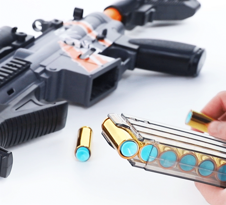 Lehui HK416 Nerf Rifle With Drum Mag