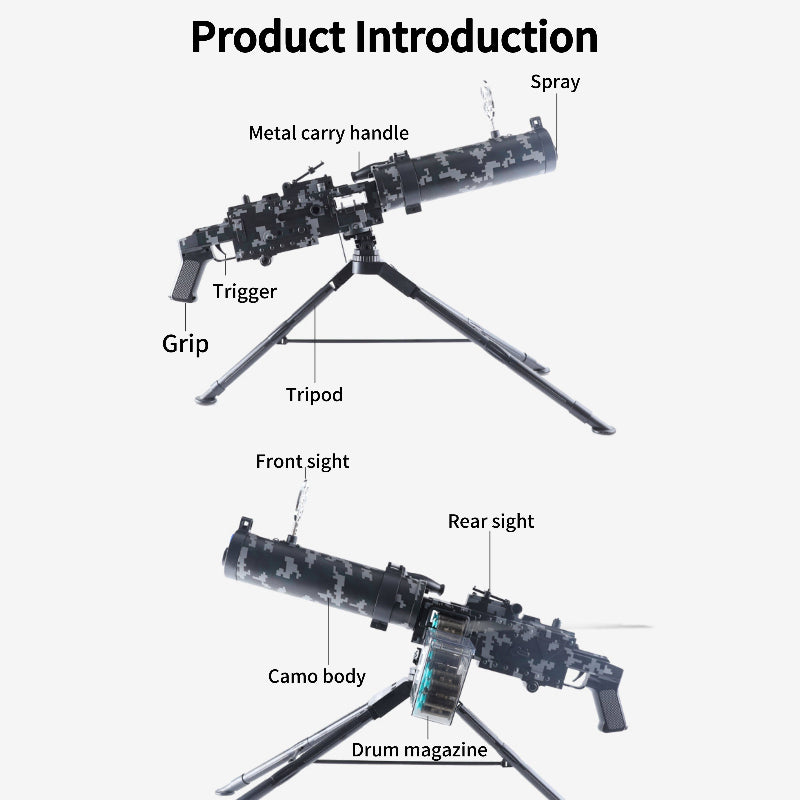 Lehui Maxim M1917 Spray Nerf Machine Gun