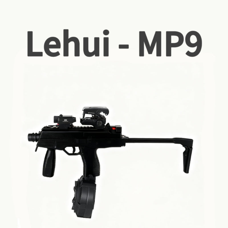 Lehui MP9 Black SMG Gel Blaster