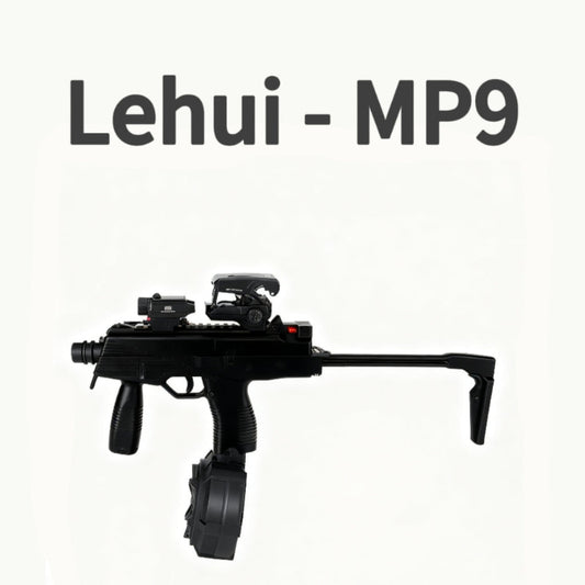 Lehui MP9 Black SMG Gel Blaster