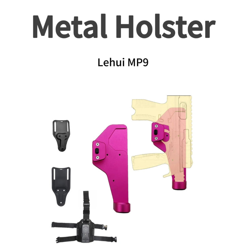 Lehui MP9 Metal CNC Holster Army QMP