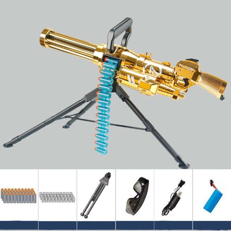 Lehui Motorised Belt Fed Nerf Gatling Gun