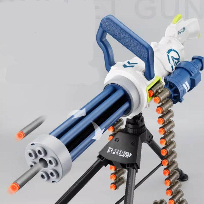 Lehui Motorised Belt Fed Nerf Gatling Gun