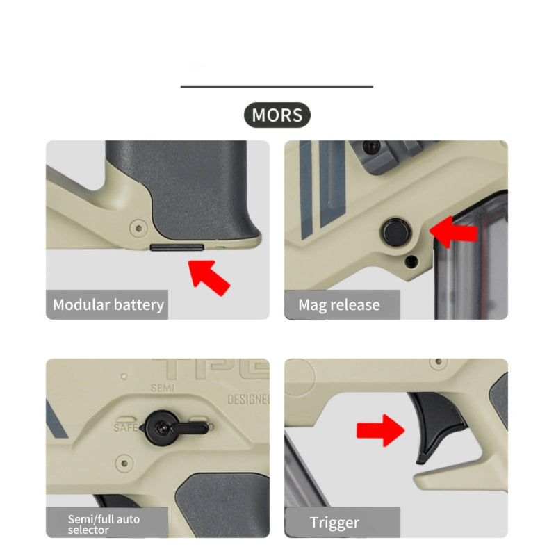 Lehui PUNISH Auto Electric Gel Blaster SMG