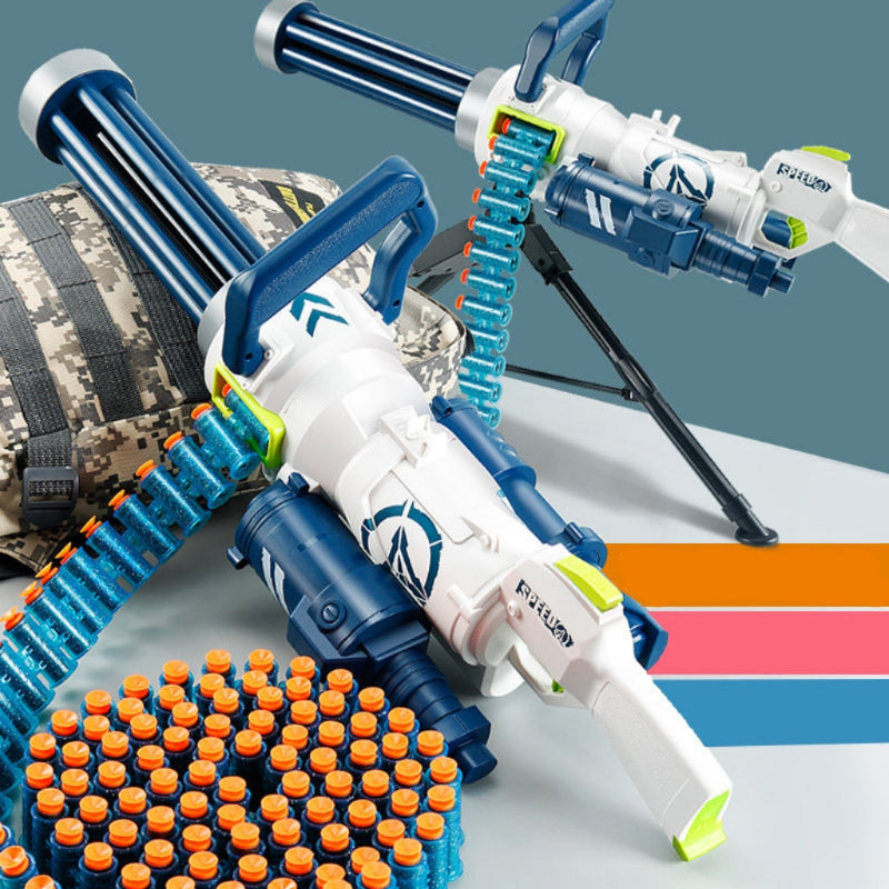 Lehui Motorised Belt Fed Nerf Gatling Gun