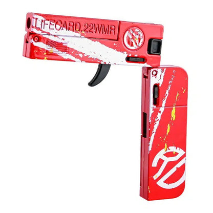 Lifecard Folding Single-Shot Nerf Pistol