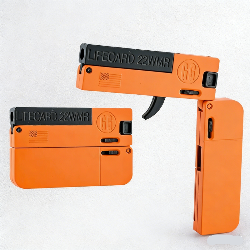 Lifecard Folding Single-Shot Nerf Pistol