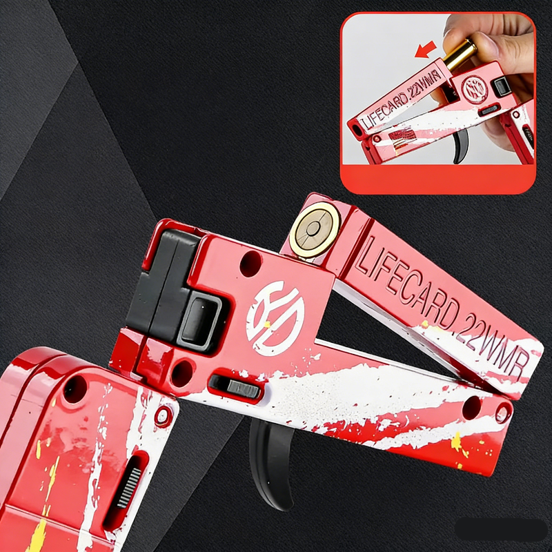Lifecard Folding Single-Shot Nerf Pistol