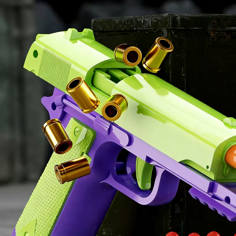 MJT Double Barrel 1911 Nerf Pistol