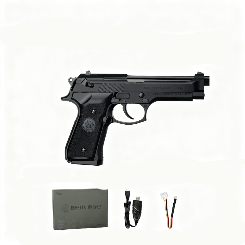 MLF Beretta M92F Black Gel Blaster Pistol