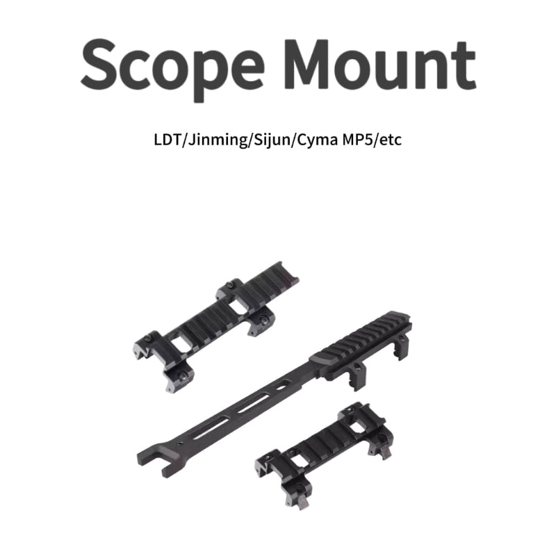 MP5 Gel Blaster Metal Rail Scope Mount