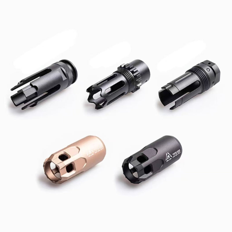 Metal Flash Hider Fire Caps 14mm CCW