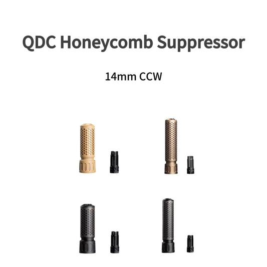 QDC Honeycomb QD Suppressor 14mm CCW