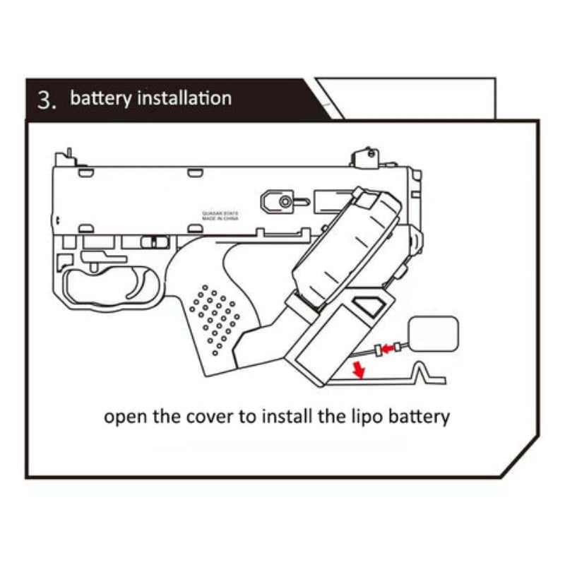 Quasar 2077 Cyberpunk Gel Blaster