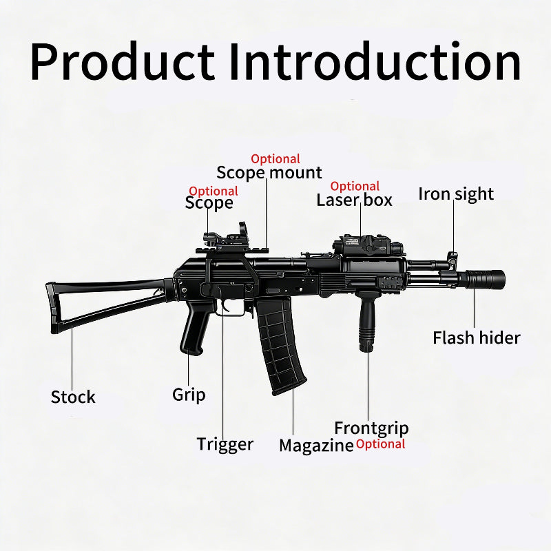 RX AK102 Gel Blaster Rifle Automatic Orbeez Gun
