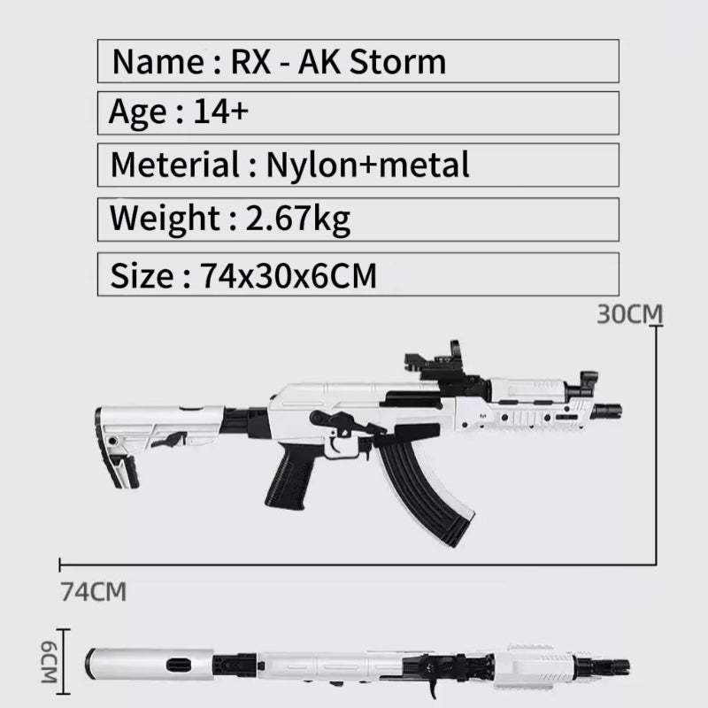 RX AK Storm Gel Blster Rifle