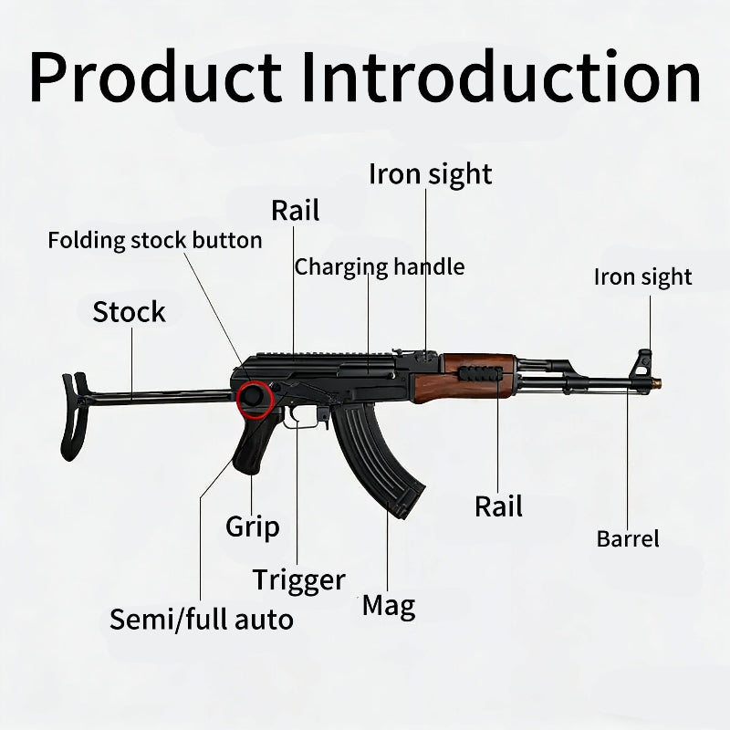 RX Blowback AKS-47 Gel Blaster Rifle