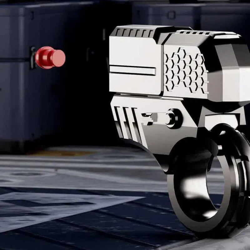 Ring Pistol Fidget Shell Ejecting Toy Gun