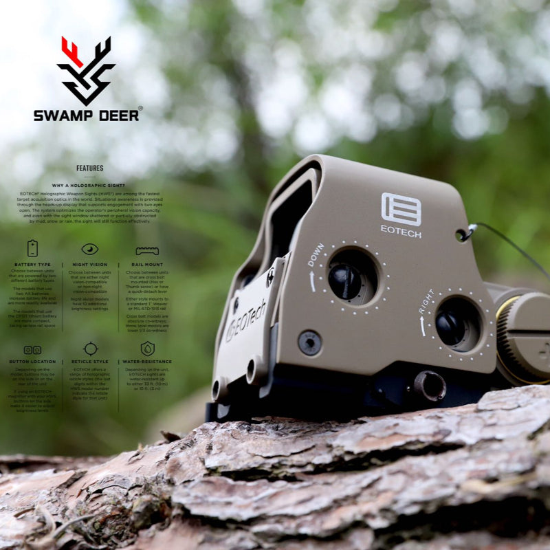
SWAMP DEER 558 Dual Lights Crosshair Holographic Sight
