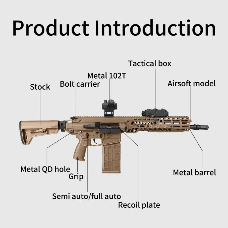 SIG XM7 Gel Blaster Rifle Blowback Orby Gun