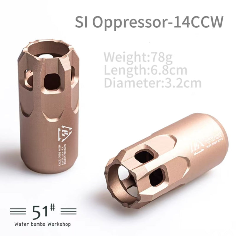 Metal Flash Hider Fire Caps 14mm CCW
