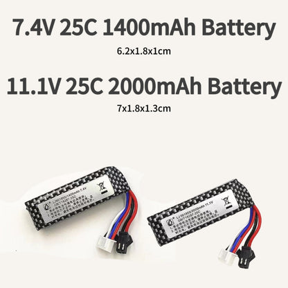 SM Plug LiPo Battery 7.4V/11.1V 25C