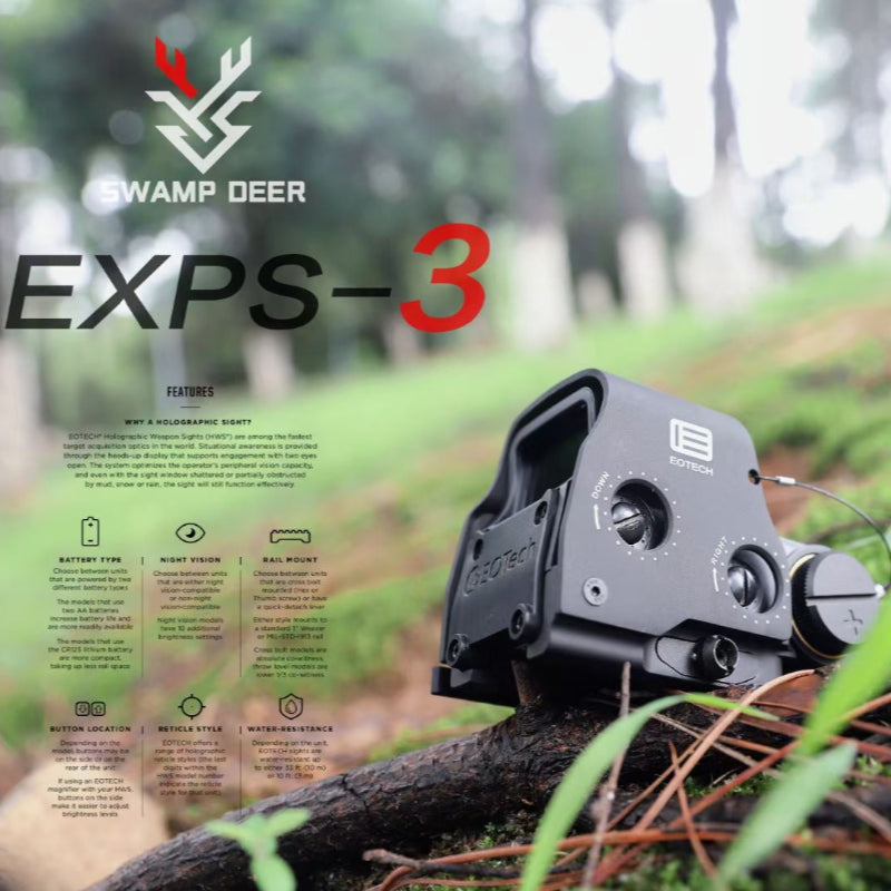 
SWAMP DEER 558 Dual Lights Crosshair Holographic Sight
