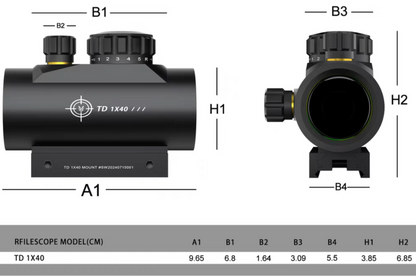 SWAMP DEER TD 1X40 Holographic Sight