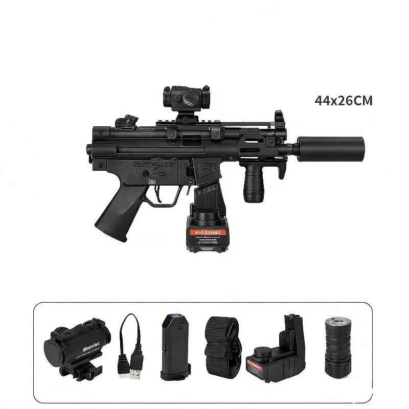 SY MP5K Electric Black Gel Blaster SMG