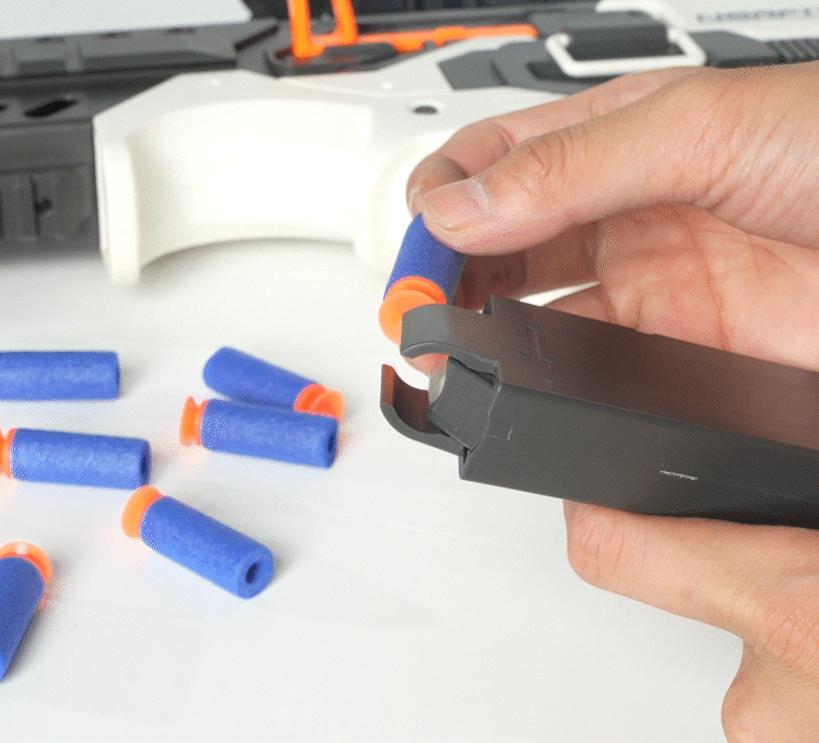 Sembylon Kriss Vector White Nerf SMG