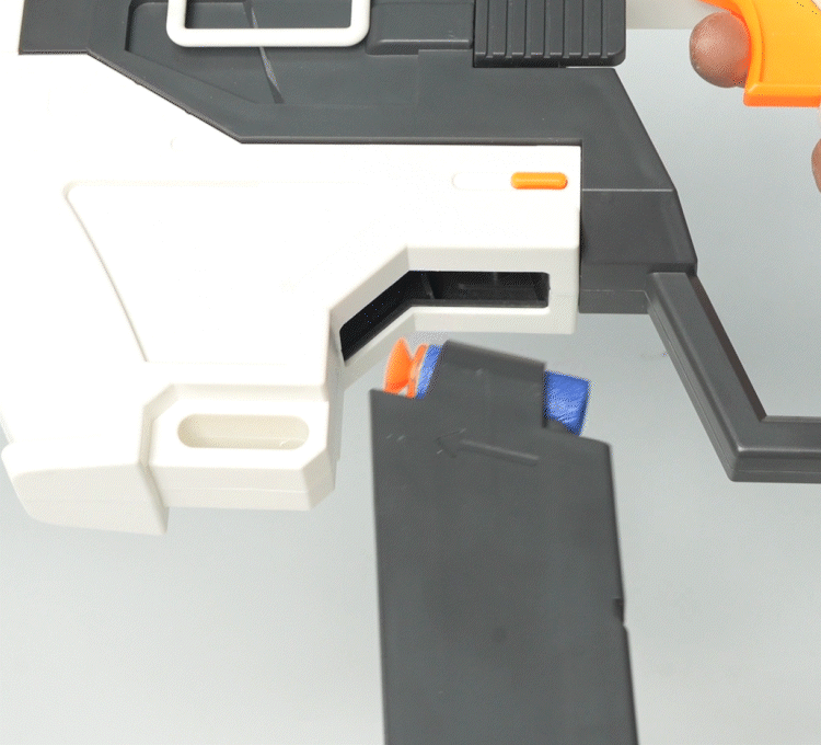 Sembylon Kriss Vector White Nerf SMG