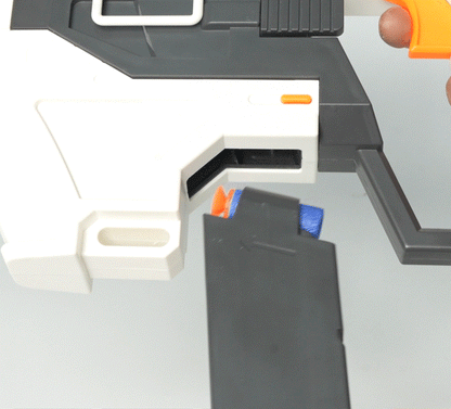 Sembylon Kriss Vector White Nerf SMG