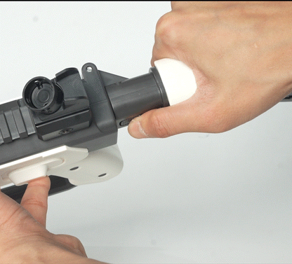 Sembylon Kriss Vector White Nerf SMG